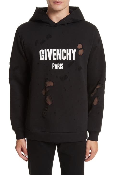 givenchy distressed jumper red|Givenchy hoodie.